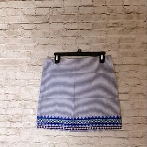 Vineyard Vines Geo Prep Embroidered skirt